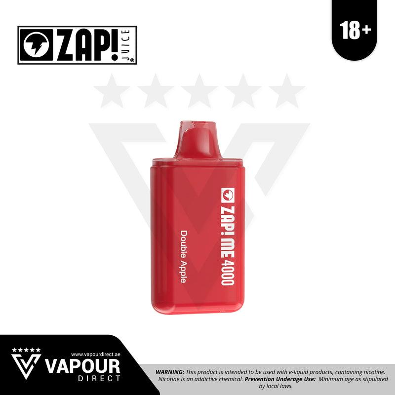 Zap Me Disposables by Zap Juice 4000 Puffs 50mg - Double Apple