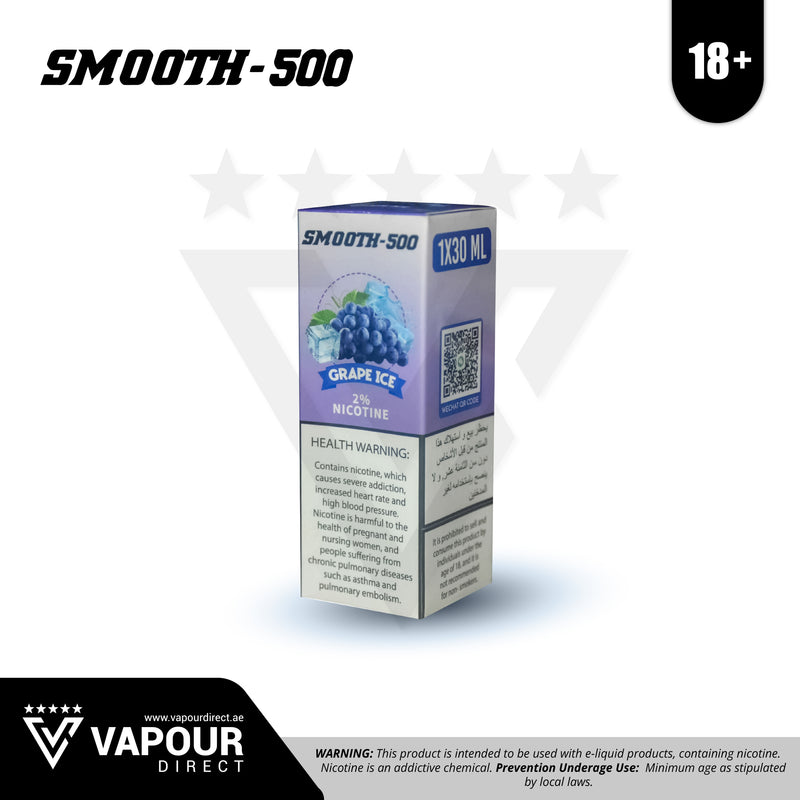 Smooth 500 Saltnic 20mg 30ml - Grape Ice