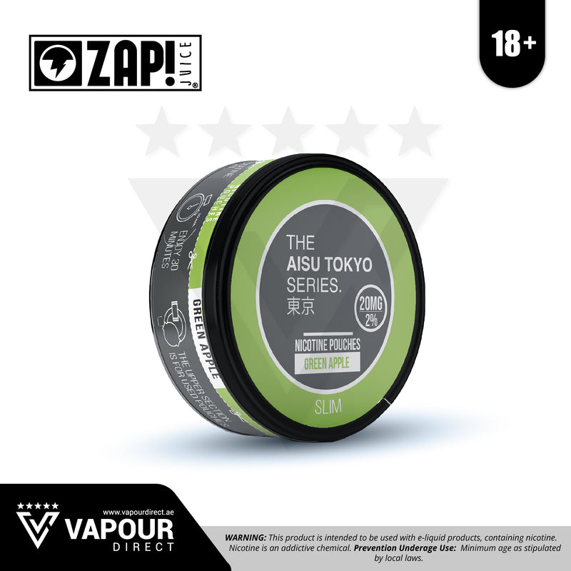 The Aisu Tokyo Series - Green Apple 20mg Nicotine Pouch/SNUS