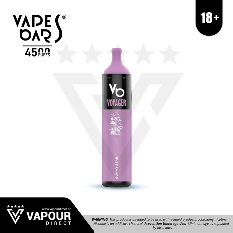 Vapes Bars Voyager Gummy Bear 50mg 4500 Puffs