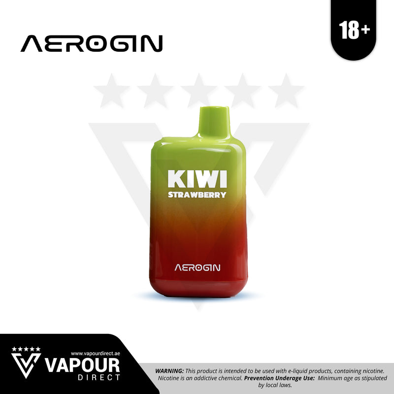 Aerogin 20mg 5500 Puffs - Kiwi Strawberry