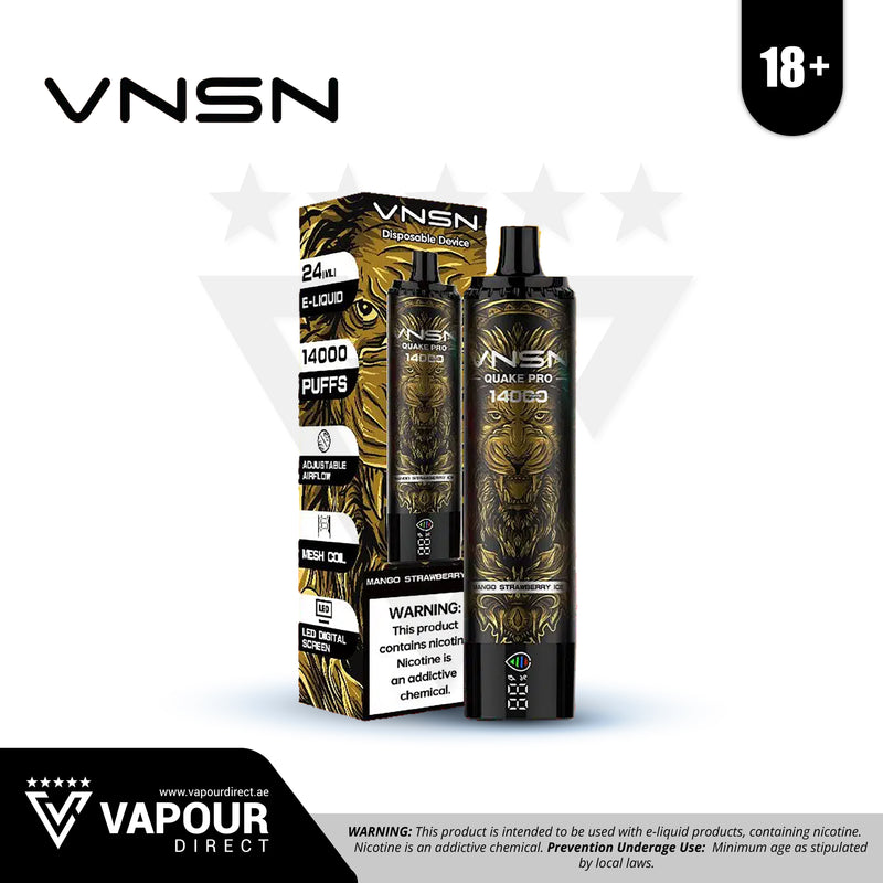 VNSN Disposable Mango Strawberry Ice 14000 Puffs 50mg