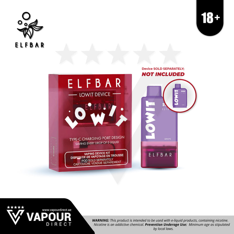 Elf Bar - Red Lowit Battery