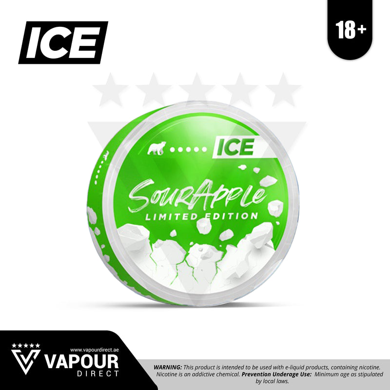 ICE Nicotine Pouch/SNUS 16.5mg Sour Apple