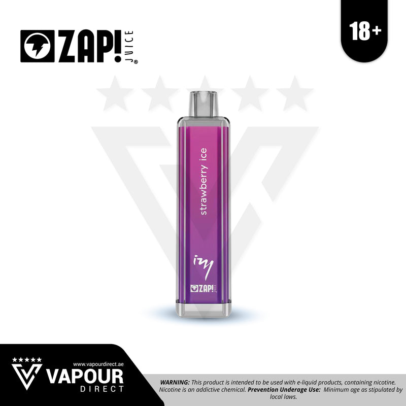 Izy Vape By Zap Juice - Strawberry Ice 8000 Puff 50mg