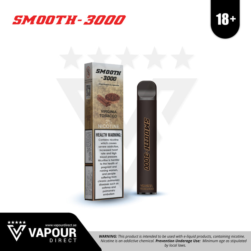 Smooth 3000 Puffs 20mg - Virginia Tobacco