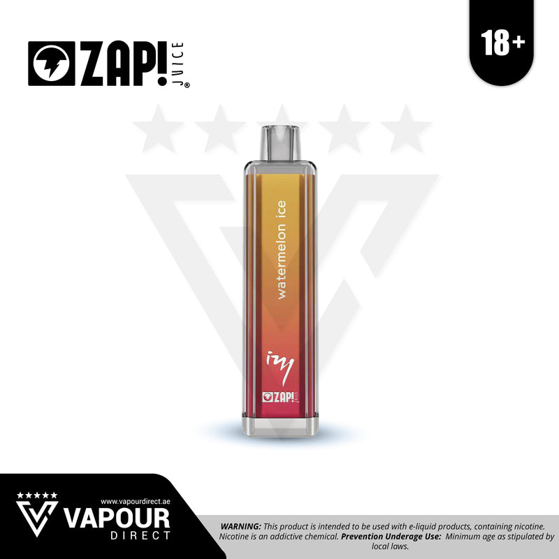 Izy Vape By Zap Juice - Watermelon Ice 8000 Puff 50mg Vapour Direct UAE Izy Vape By Zap Juice - Watermelon Ice 8000 Puff 50mg Vapour Direct UAE