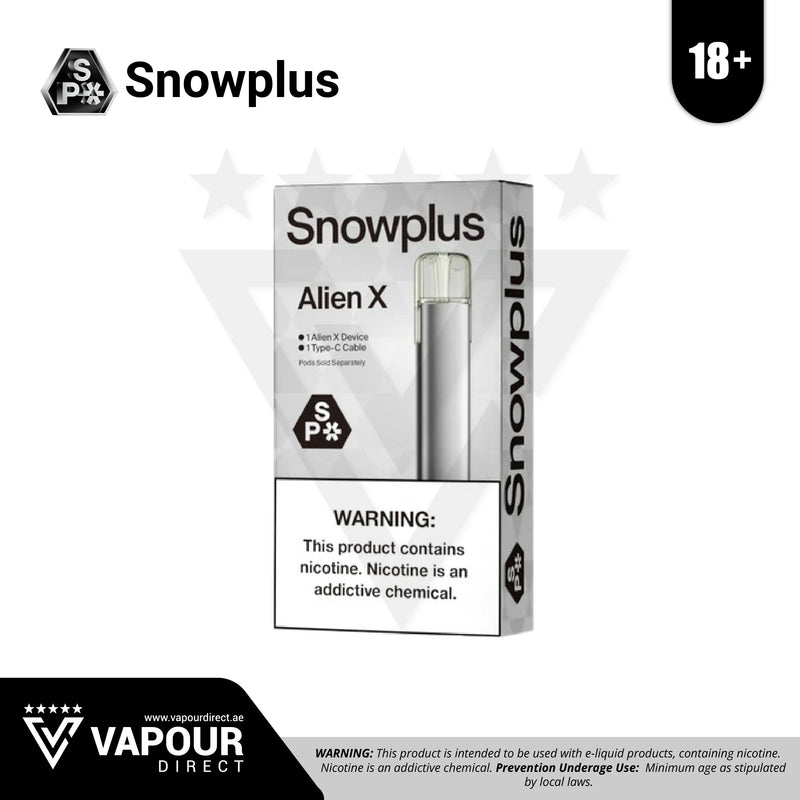 Snowplus Closed Pod System Alien X - Starlight Silver