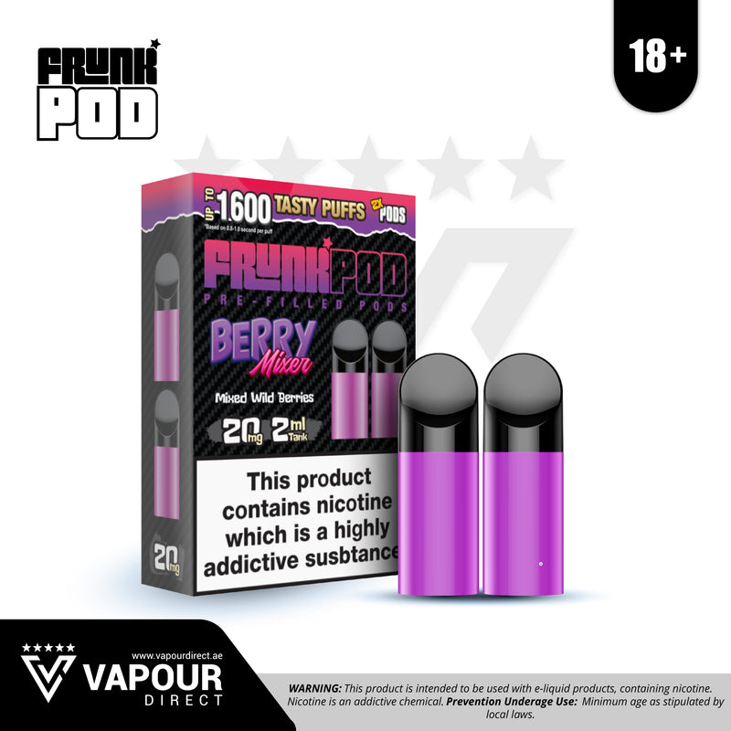 Frunk Pre-filled Pods 20mg 1600 Puffs - Berry Mixer