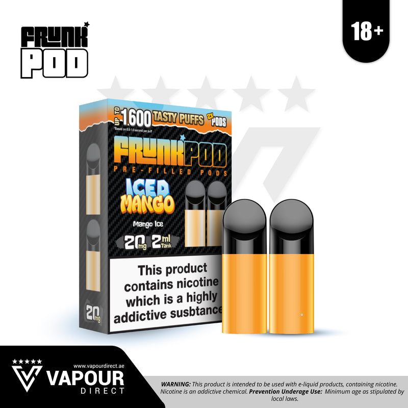 Frunk Pre-filled Pods 20mg 1600 Puffs - Iced Mango