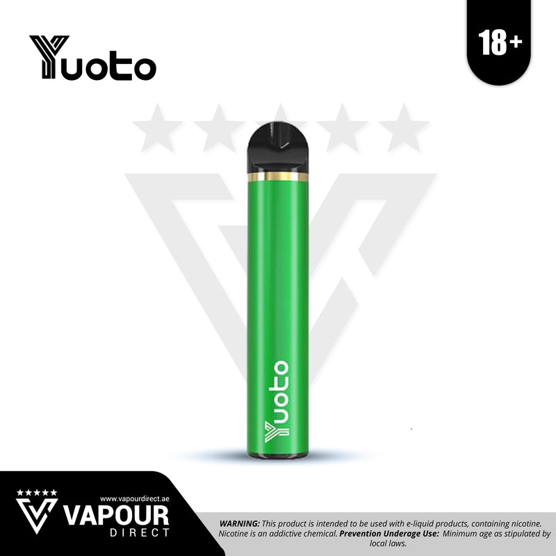Yuoto 1500 puffs 50mg - Red and Green Apple
