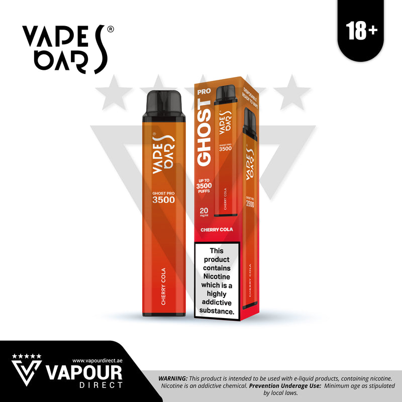 Vapes Bars Ghost Pro 3500 Puffs - Cherry Cola Ice 20mg