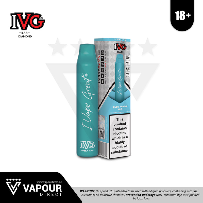 IVG Bar Diamond 600 puffs - Blue Slush Ice 20mg