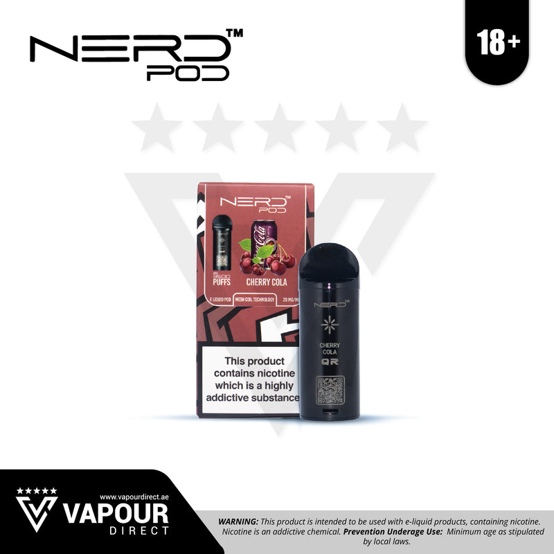 Nerd Replacement Pods 3500 Puffs - Cherry Cola 20mg