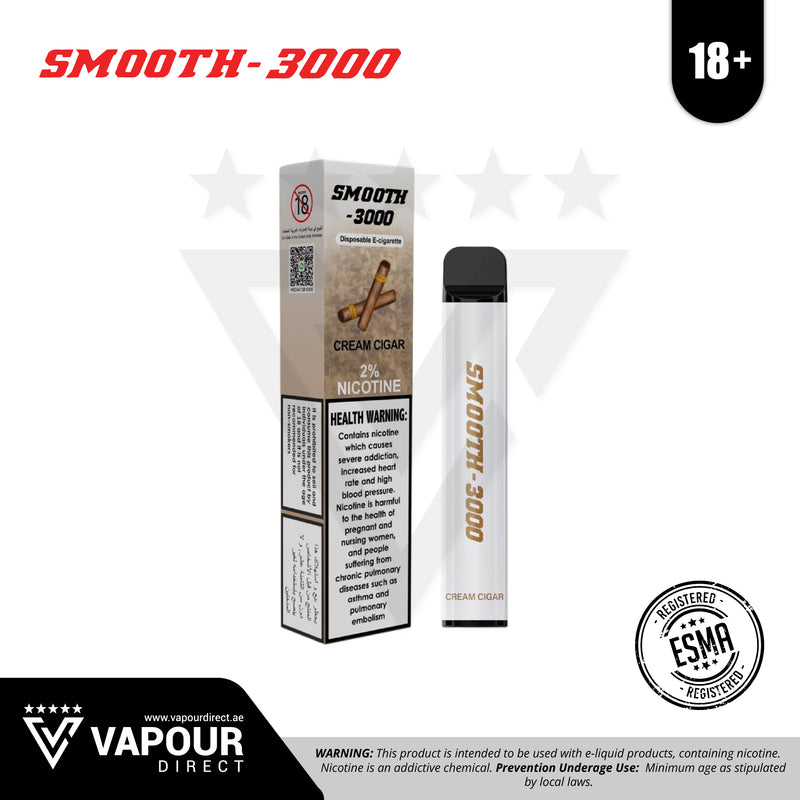 SMOOTH-3000 2% - Cream Cigar