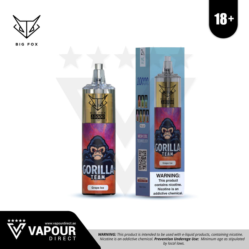Big Fox Tornado 10000 Puffs - Grape Ice 20mg