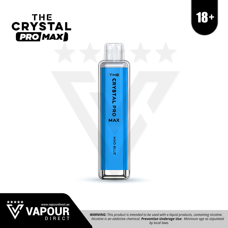 The Crystal Pro Max 4000 Puffs 20mg - Mad Blue
