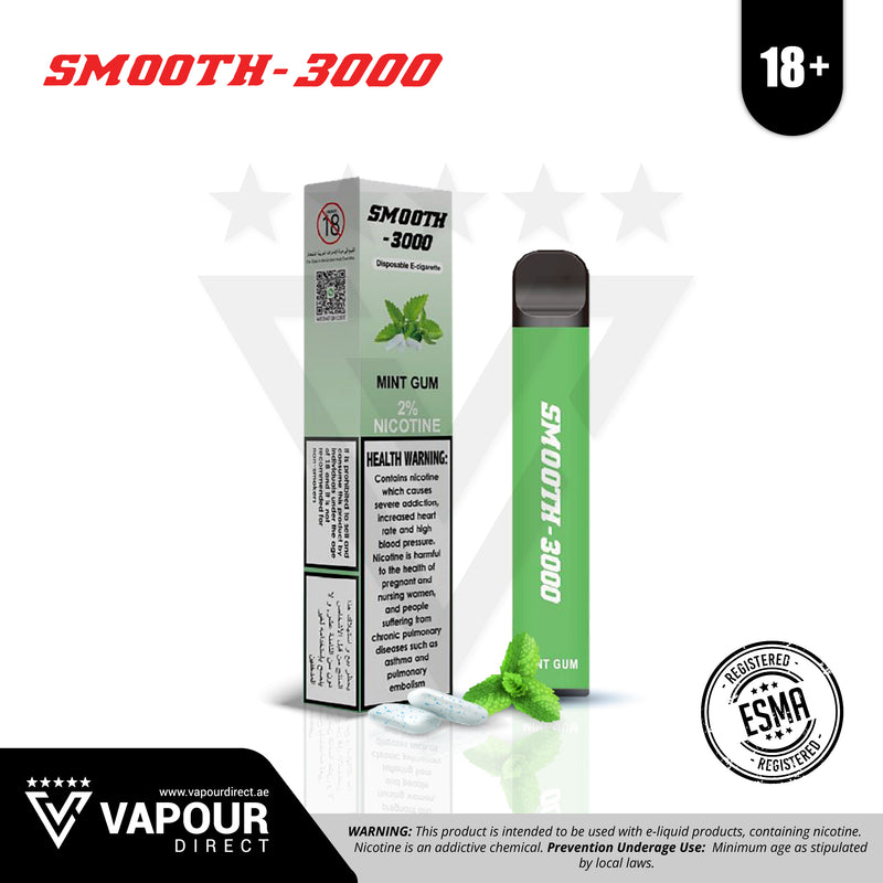 SMOOTH-3000 2% - Mint Gum