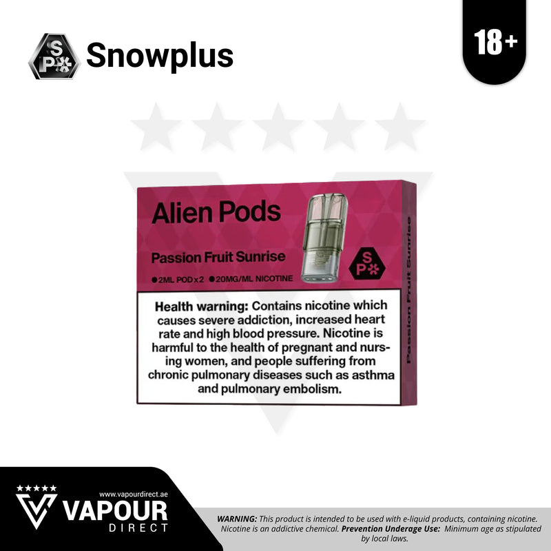 Snowplus Alien Pods - Passion Fruit Sunrise