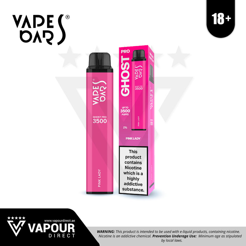 Vapes Bars Ghost Pro 3500 Puffs - Pink Lady 20mg