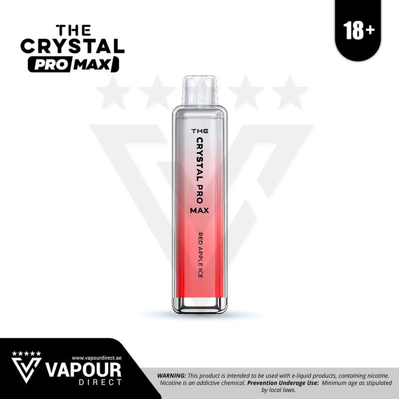 The Crystal Pro Max 4000 Puffs 20mg - Red Apple Ice