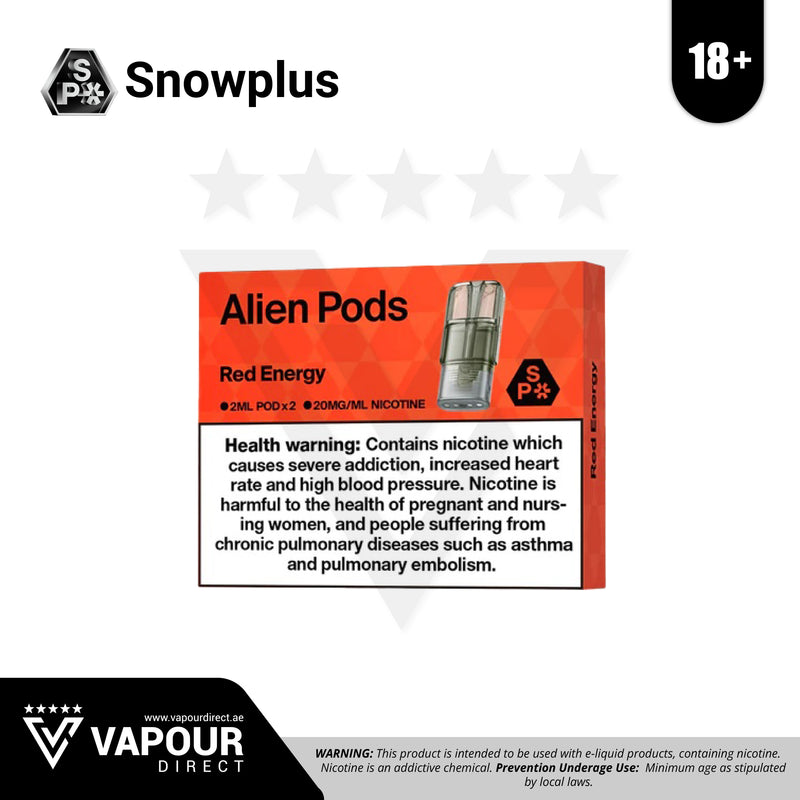 Snowplus Alien Pods - Red Energy