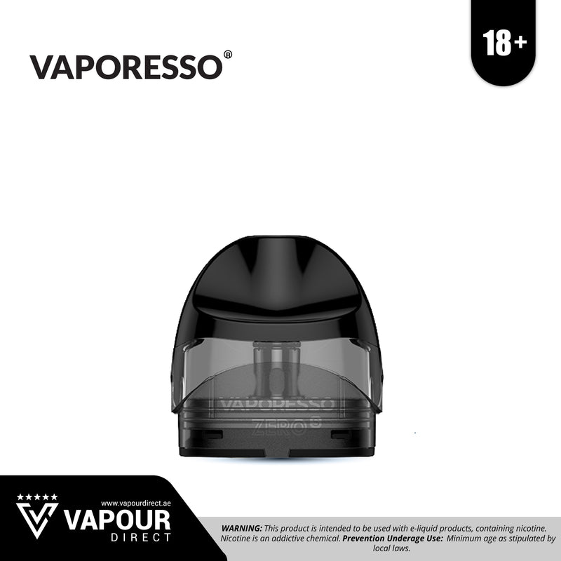 Vaporesso Zero S Replacement Pod 2pcs/pack Vapour Direct UAE Vaporesso Zero S Replacement Pod 2pcs/pack Vapour Direct UAE